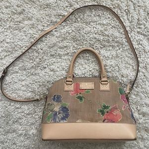 KATE SPADE: Floral Satchel